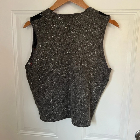 Vintage Wool Blend Y2K Argyle Vest M - Picture 4 of 4